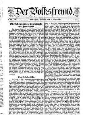 Der Volksfreund Sonntag 2. September 1877