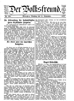 Der Volksfreund Dienstag 11. September 1877