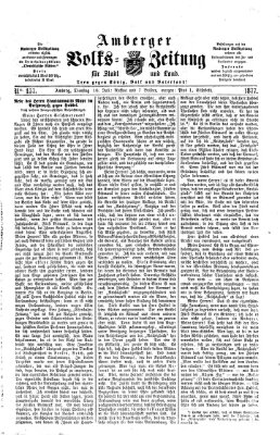 Amberger Volks-Zeitung für Stadt und Land Dienstag 10. Juli 1877