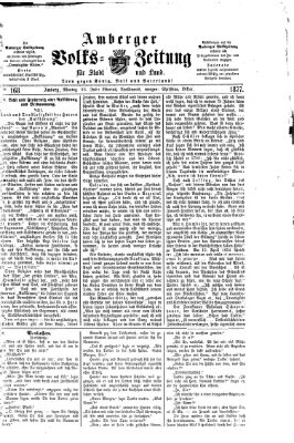 Amberger Volks-Zeitung für Stadt und Land Montag 23. Juli 1877