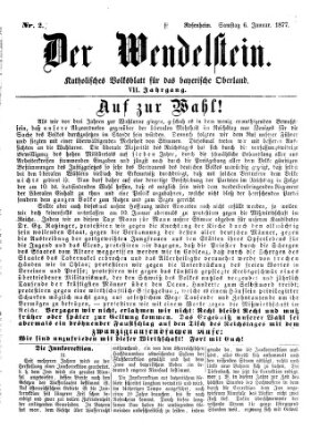 Wendelstein Samstag 6. Januar 1877