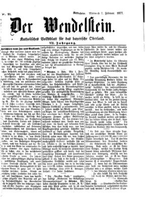 Wendelstein Mittwoch 7. Februar 1877