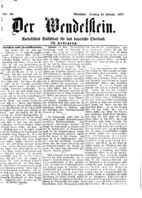 Wendelstein Samstag 24. Februar 1877