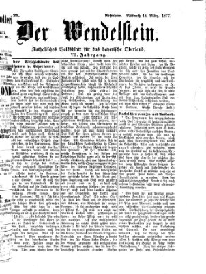 Wendelstein Mittwoch 14. März 1877