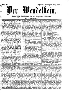 Wendelstein Samstag 31. März 1877