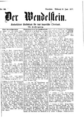 Wendelstein Mittwoch 20. Juni 1877