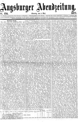 Augsburger Abendzeitung Sonntag 6. Mai 1877