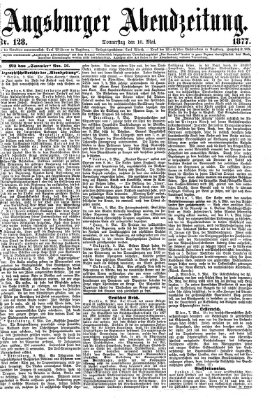 Augsburger Abendzeitung Donnerstag 10. Mai 1877