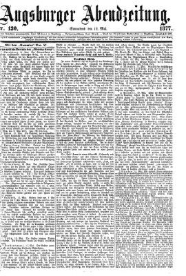 Augsburger Abendzeitung Samstag 12. Mai 1877