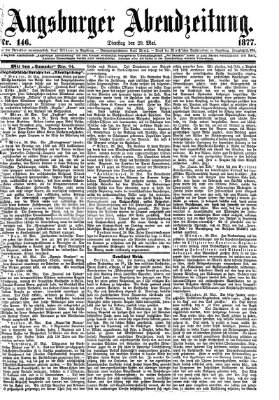 Augsburger Abendzeitung Dienstag 29. Mai 1877