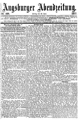 Augsburger Abendzeitung Freitag 22. Juni 1877