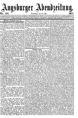 Augsburger Abendzeitung Donnerstag 12. Juli 1877