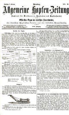 Allgemeine Hopfen-Zeitung Samstag 3. Februar 1877