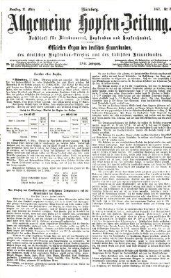 Allgemeine Hopfen-Zeitung Samstag 17. März 1877