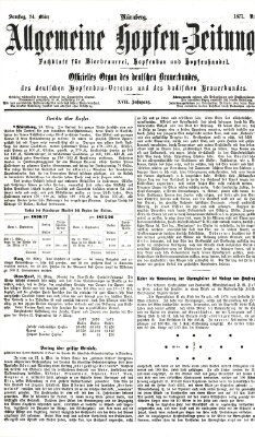 Allgemeine Hopfen-Zeitung Samstag 24. März 1877