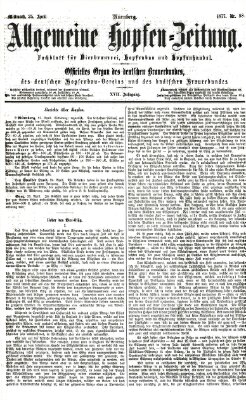 Allgemeine Hopfen-Zeitung Mittwoch 25. April 1877