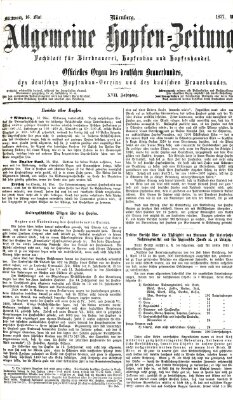 Allgemeine Hopfen-Zeitung Mittwoch 16. Mai 1877