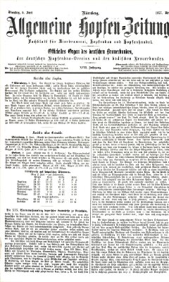 Allgemeine Hopfen-Zeitung Dienstag 5. Juni 1877