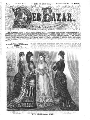 Der Bazar Mittwoch 31. Januar 1877