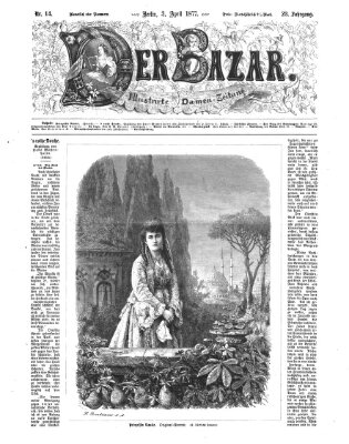 Der Bazar Dienstag 3. April 1877