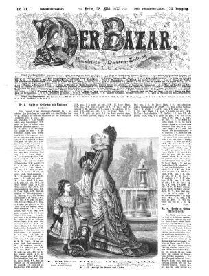 Der Bazar Montag 28. Mai 1877