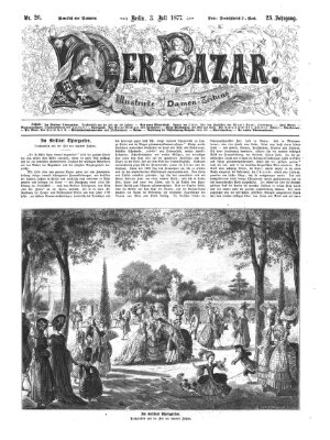 Der Bazar Dienstag 3. Juli 1877