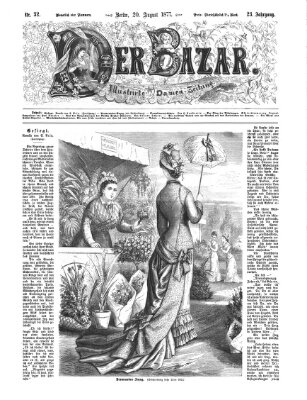 Der Bazar Montag 20. August 1877