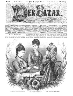 Der Bazar Montag 27. August 1877