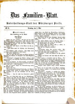 Das Familienblatt (Würzburger Presse) Dienstag 8. Mai 1877