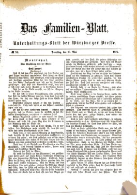 Das Familienblatt (Würzburger Presse) Dienstag 15. Mai 1877