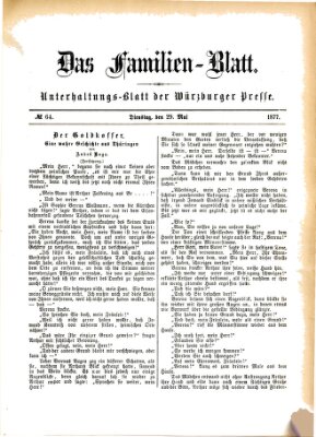 Das Familienblatt (Würzburger Presse) Dienstag 29. Mai 1877