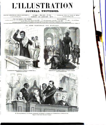 L' illustration Samstag 20. Januar 1877