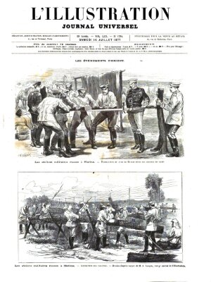 L' illustration Samstag 14. Juli 1877