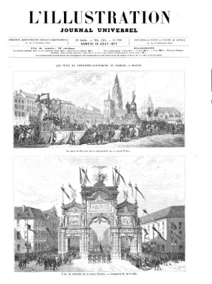 L' illustration Samstag 18. August 1877