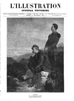 L' illustration Samstag 3. November 1877