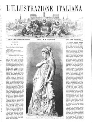 L' Illustrazione italiana Sonntag 22. April 1877