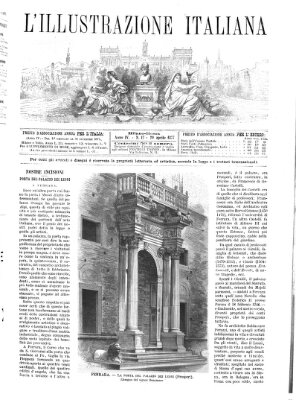 L' Illustrazione italiana Sonntag 29. April 1877