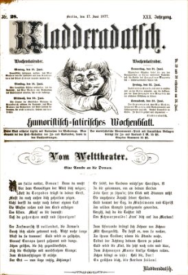 Kladderadatsch Sonntag 17. Juni 1877