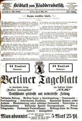 Kladderadatsch Sonntag 25. März 1877