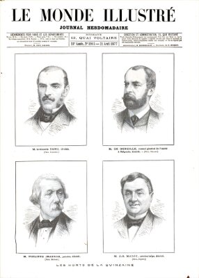 Le monde illustré Samstag 21. April 1877