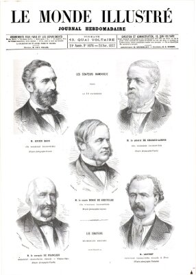 Le monde illustré Mittwoch 21. November 1877