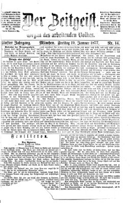 Der Zeitgeist Freitag 19. Januar 1877