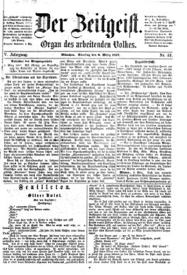 Der Zeitgeist Dienstag 6. März 1877