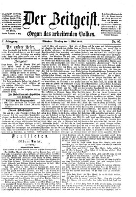 Der Zeitgeist Dienstag 1. Mai 1877