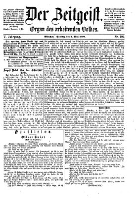 Der Zeitgeist Samstag 5. Mai 1877