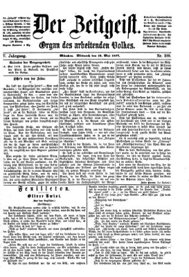 Der Zeitgeist Mittwoch 16. Mai 1877