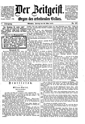 Der Zeitgeist Freitag 25. Mai 1877