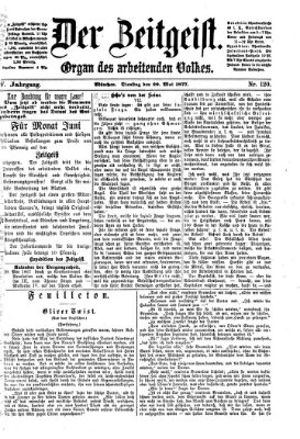 Der Zeitgeist Dienstag 29. Mai 1877