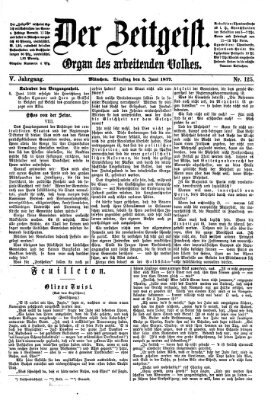 Der Zeitgeist Dienstag 5. Juni 1877