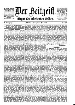 Der Zeitgeist Freitag 6. Juli 1877